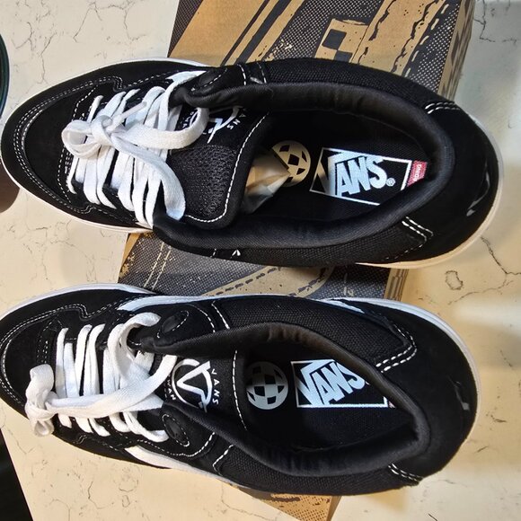 Vans x Rowan Zorilla Rowan 2 Black White Mens 13 SkateBoarding Shoe VN0A2Z3IBA2 - Picture 7 of 16